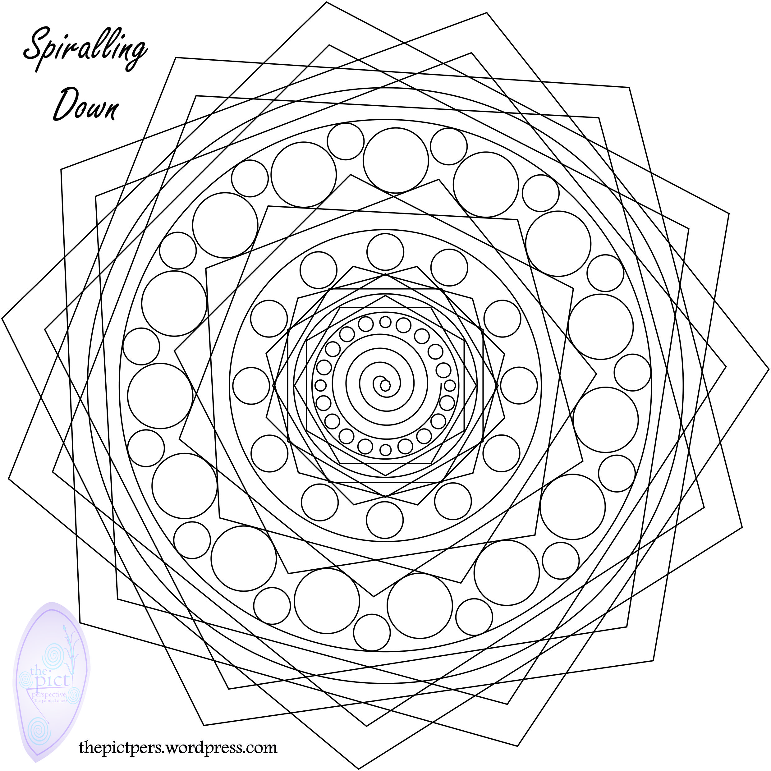 Digital design - this design is in one of our books - Mandala Art and Doodling Book on Amazon