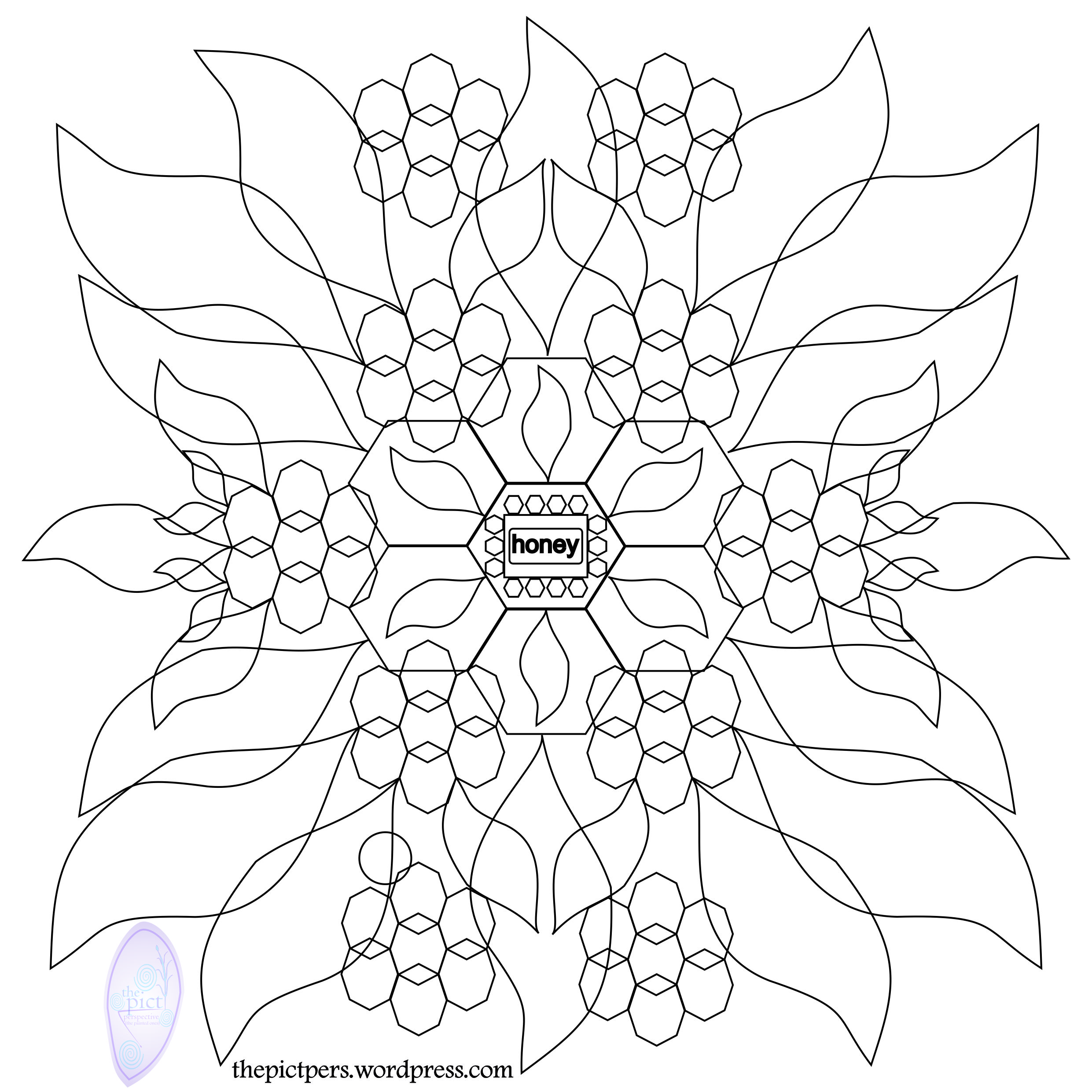 Digital design - this design is in one of our books - Mandala Art and Doodling Book on Amazon